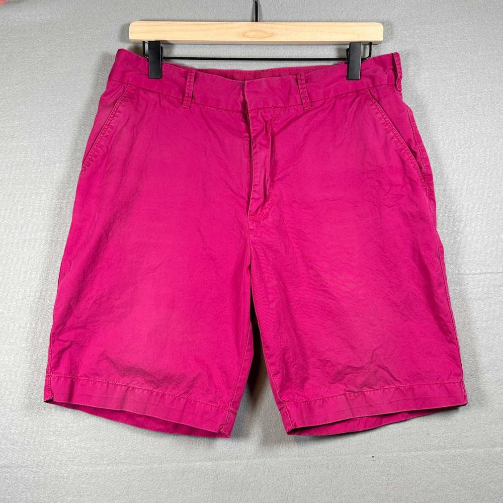 Polo Golf Ralph Lauren Mens 32 Pink Pima Cotton Chino Shorts 71567